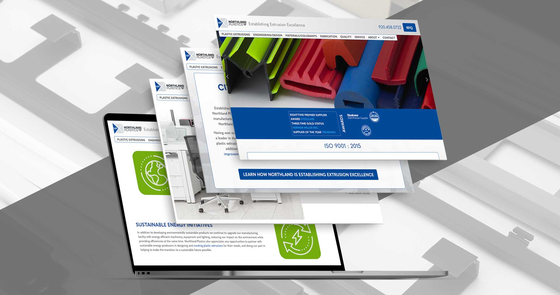 plastic manufacturing website design and marketing